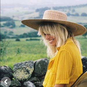 Lack of Color Ultra Wide Palma Boater Leaf Sun Hat